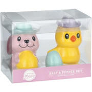 Destination Holiday Cowboy Bunny & Chick Salt & Pepper Set