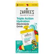 Zarbee's Triple Action Hydration Electrolyte Drink Pouch - Strawberry Lemonade