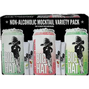 Big Hat Non Alcoholic Mocktail Variety 6 pk Cans