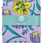 Destination Holiday Spring Floral PEVA Table Cover