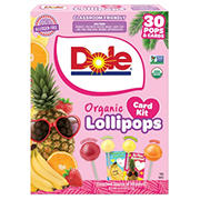 Dole Organic Lollipops Valentine's Exchange Card Kit