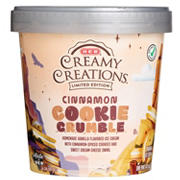 H-E-B Creamy Creations Cinnamon Cookie Crumble Ice Cream