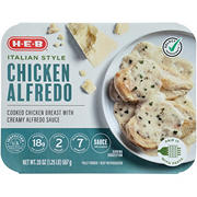 H-E-B Fully Cooked Italian Style Chicken Alfredo