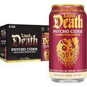 Liquid Death Psycho Cider Apple Cinnamon-Flavored Sparkling Water