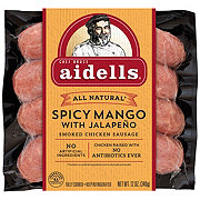 Aidells Spicy Mango With Jalapeno Smoked Chicken And Turkey Sausage Shop Meat At H E B