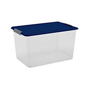 All About U Latch Mate Container Navy - Shop Storage Bins at H-E-B