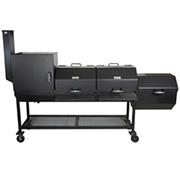 All Seasons Feeders Charcoal Bbq Grill With Firebox Smoker