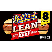 Ball Park Bun Size Lean Beef Franks Hot Dogs