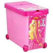 barbie rolling storage case