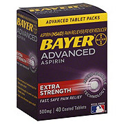 Bayer Advanced Aspirin Extra Strength Pain Reliever Fever Reducer 500 