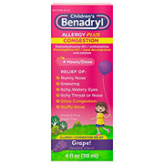 benadryl allergy plus congestion for dogs