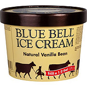 Blue Bell Natural Vanilla Bean Ice Cream Shop Ice Cream At H E B