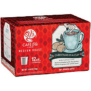 CAFE Olé by H-E-B Medium Roast Christmas in a Cup Coffee Single Serve Cups