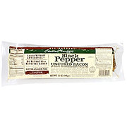 Central Market Natural Black Pepper Uncured Bacon