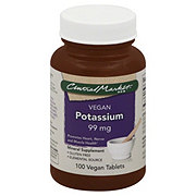 Central Market Potassium 99 mg Vegan Tablets