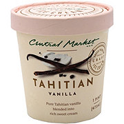 Central Market Tahitian Vanilla Ice Cream Shop Ice Cream At H E B