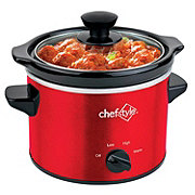 red slow cooker