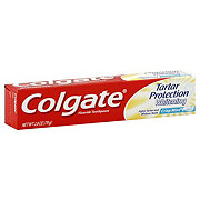 Colgate Tartar Protection Whitening Crisp Mint Fluoride Toothpaste ...