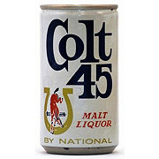 Colt 45 Malt Liquor Label by National