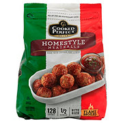 COOKED PERFECT Fully Cooked Frozen Meatballs - Homestyle