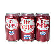 Dr Pepper Soda With Pure Cane Sugar 12 Oz Cans - Shop Soda At H-E-B