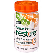 Fergon Iron Restore Non-Constipating Chewable Tablets - Shop Vitamins ...