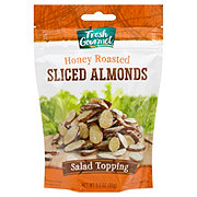fresh gourmet honey roasted sliced almonds