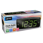 GPX Digital AM/FM Dual Alarm Clock Radio (C353B) - Shop Audio at H-E-B