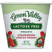 Green Valley Creamery Organic Low Fat Lactose Free Strawberry