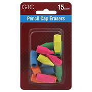 15 Pencil Cap Erasers 