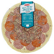 H E B All Meat Pizza Made Fresh In At Home