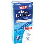 H-E-B Allergy Prescription Strength Eye Drops - Shop Eye Drops ...