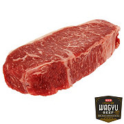 H-E-B American Style Wagyu Beef NY Strip Steak, Boneless - Shop Meat At ...