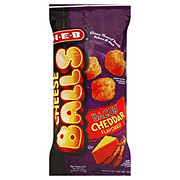 H-E-B Bacon Cheddar Flavored Cheese Balls - Shop Snacks & Candy At H-E-B