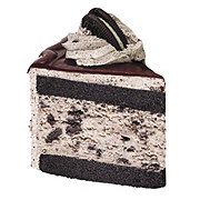 H-E-B Bakery Cookies & Cream Ice Cream Cake Slice