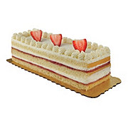 H-E-B Bakery White Cake With Strawberry Bettercreme Icing - Shop Cakes ...