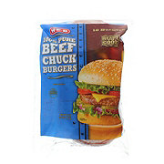 H-E-B Beef Chuck Burgers