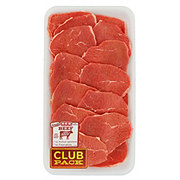 H-E-B Beef Eye Of Round Steak Boneless Club Pack, USDA Select - Shop ...