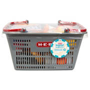 H-E-B Beyond Imagination! Breakfast Play Food Shopping Basket - Gray