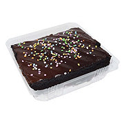 H-E-B Chocolate Cake With Chocolate Spread Icing And Sprinkles - Shop ...