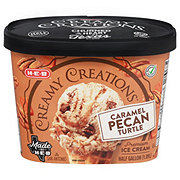 H-E-B Creamy Creations Caramel Pecan Turtle Ice Cream - Shop Tubs at HEB