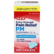 H-E-B Pain Relief Extra Strength Acetaminophen 500 Mg Caplets - Shop ...