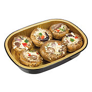 H E B Meal Simple Supreme Veggie Pizza Stuffed Mushroom Bites Home