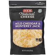 H-E-B Mild Cheddar & Monterey Jack Shredded Cheese