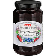 H-E-B More Fruit Cherry & Blueberry Fruit Spread