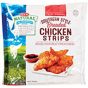 H-E-B Fully Cooked Natural Breaded Chicken Breast Strips - Shop Meat At ...