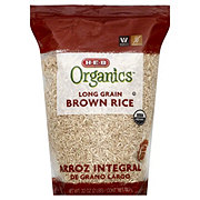 H-E-B Organics Long Grain Brown Rice - Shop Rice & Grains At H-E-B