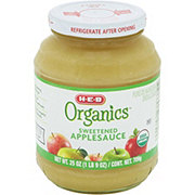 H-E-B Organics Unsweetened Applesauce - Shop Canned & Dried Food At H-E-B