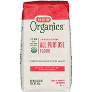 H-E-B Organics Unbleached All Purpose Flour - Shop Baking Ingredients ...