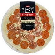 H E B Pepperoni Pizza Made Fresh In At Home